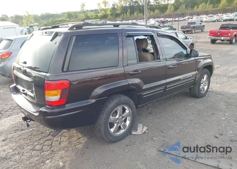 2004 Jeep Grand Cherokee Limited z USA, uszkodzony, nr VIN 1J4GW58S74C179376